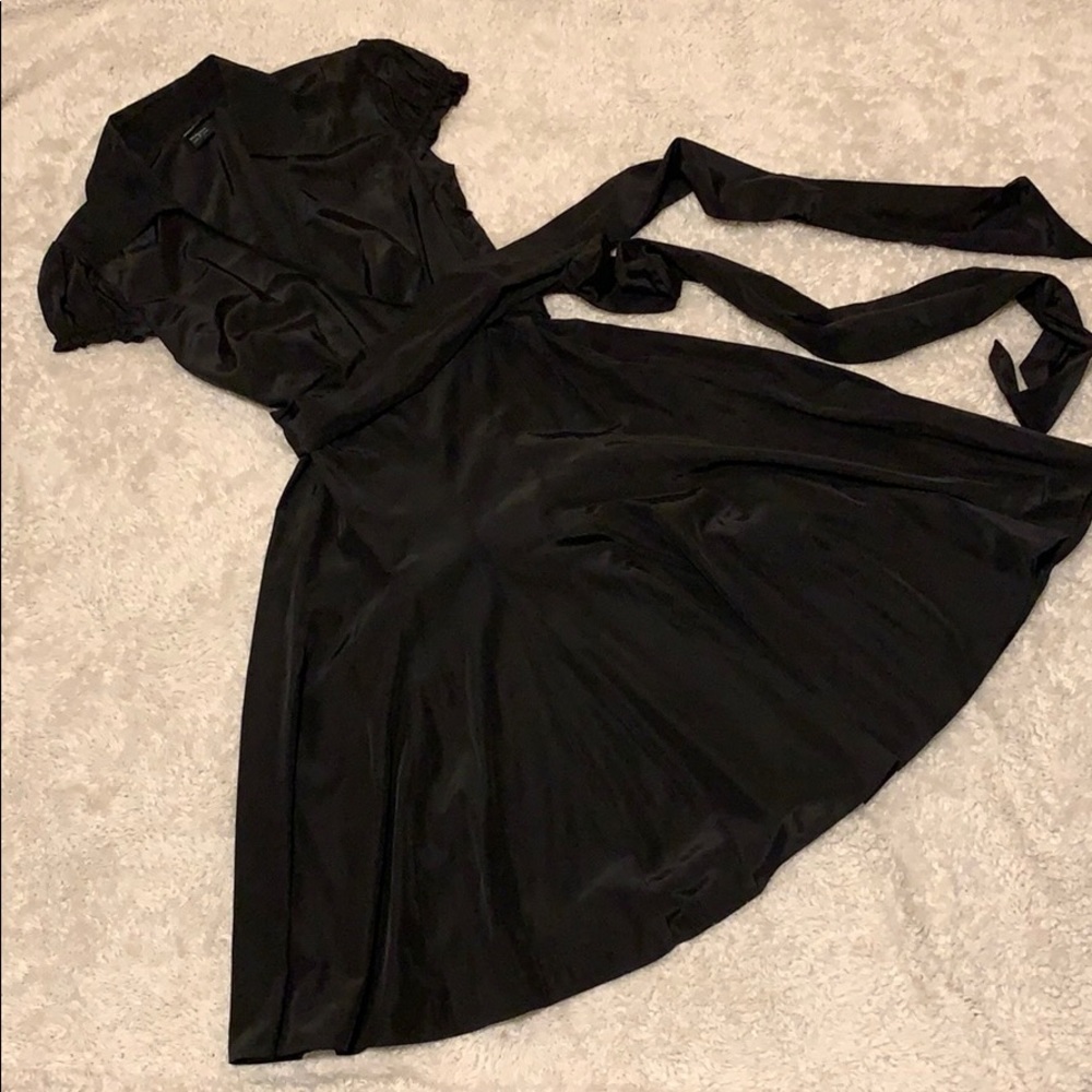 MODA International Faux Wrap Dress